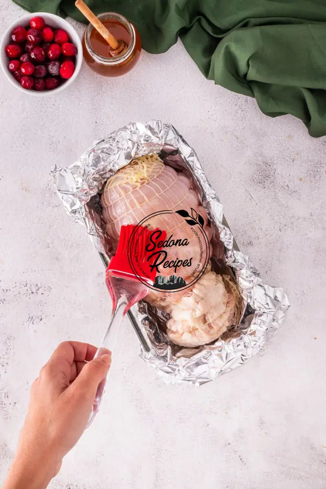 Cranberry–Pomegranate Glazed Turkey Breast