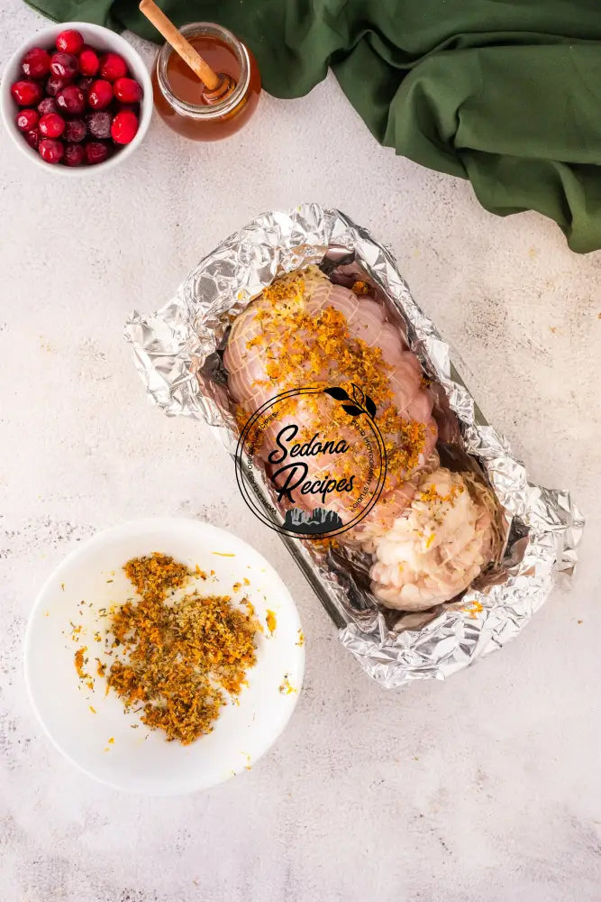 Cranberry–Pomegranate Glazed Turkey Breast