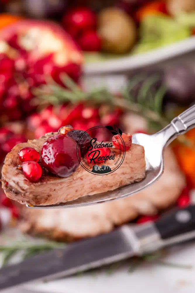 Cranberry–Pomegranate Glazed Turkey Breast