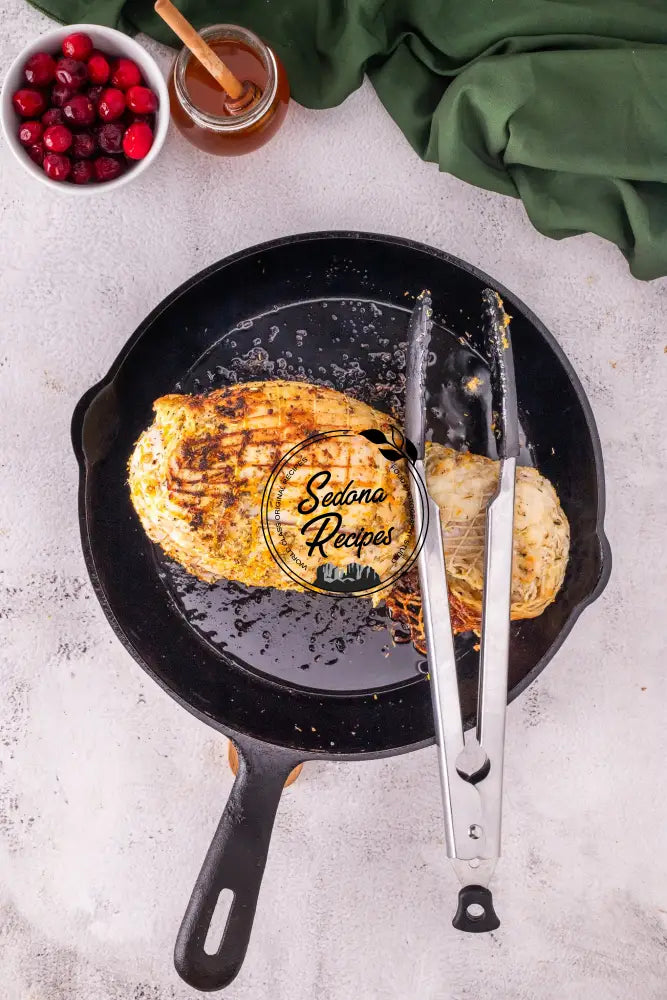 Cranberry–Pomegranate Glazed Turkey Breast