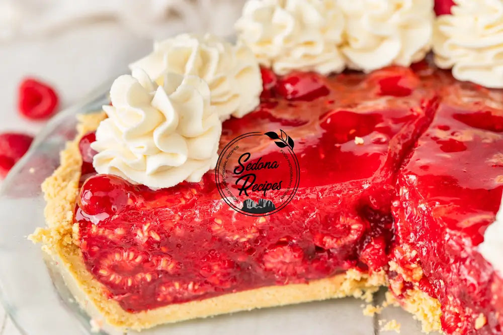 Fresh Raspberry Pie (No Bake)