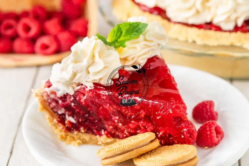 Fresh Raspberry Pie (No Bake)