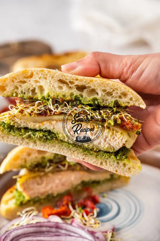 Grilled Chicken Pesto Sandwich