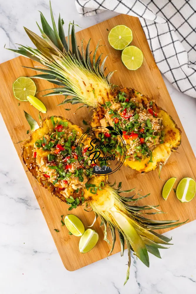 Grilled Pineapple Chicken and Rice