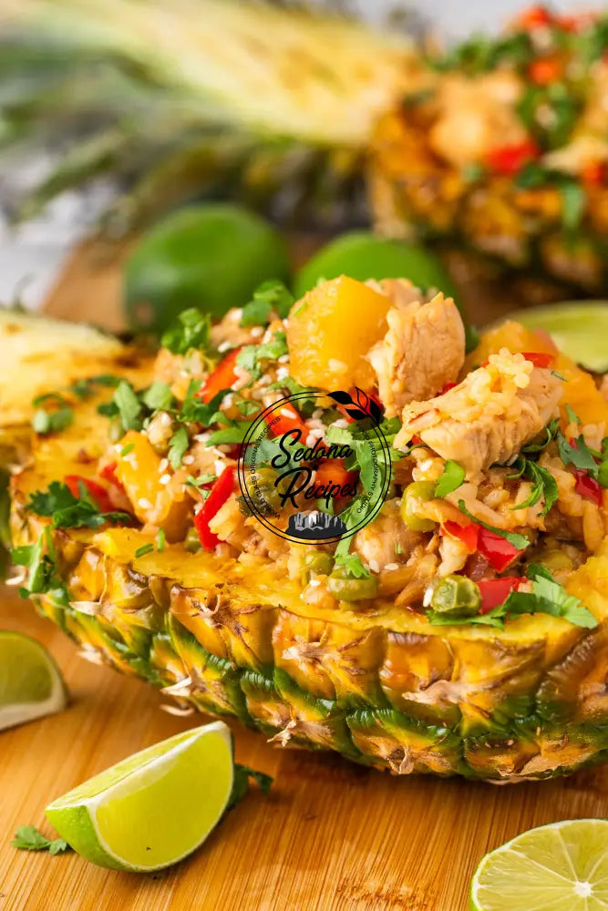 Grilled Pineapple Chicken and Rice