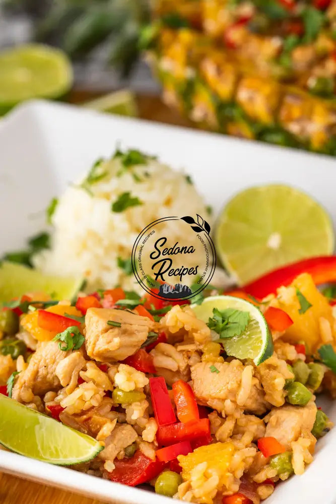 Grilled Pineapple Chicken and Rice