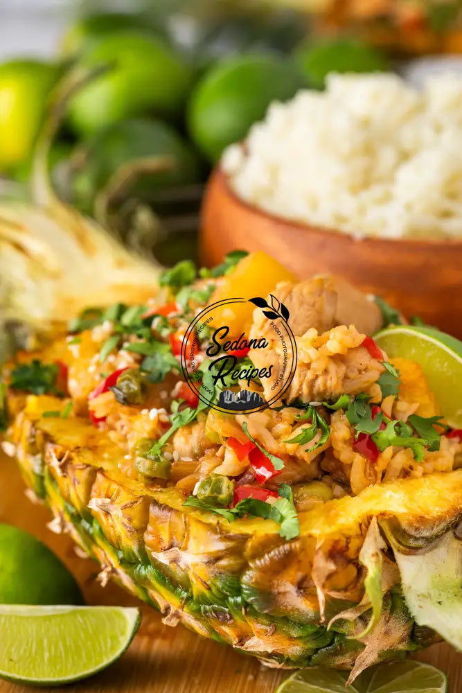 Grilled Pineapple Chicken and Rice