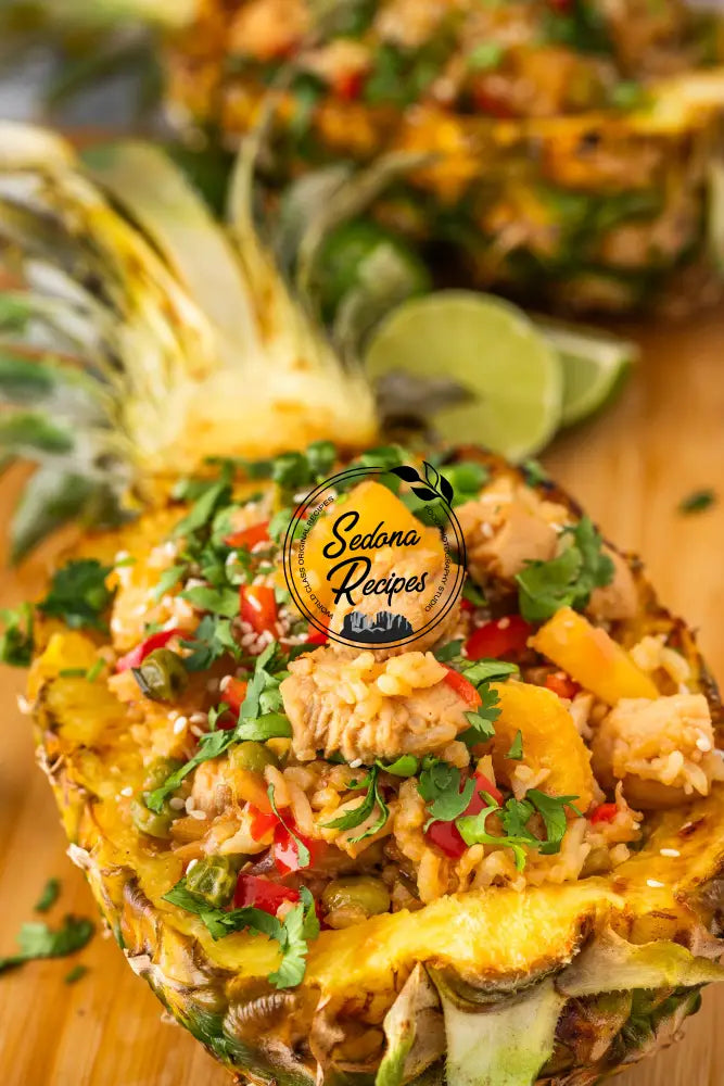 Grilled Pineapple Chicken and Rice