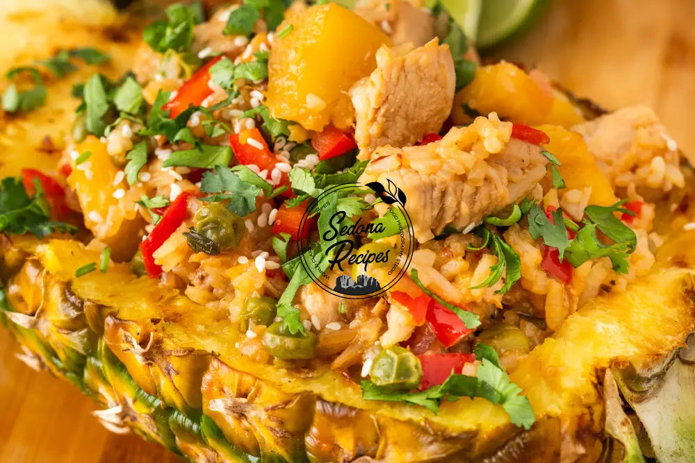Grilled Pineapple Chicken and Rice