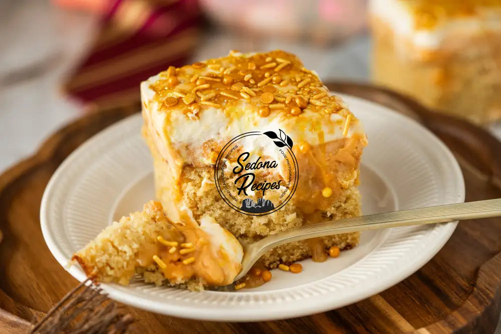 Harry Potter Butterbeer Poke Cake