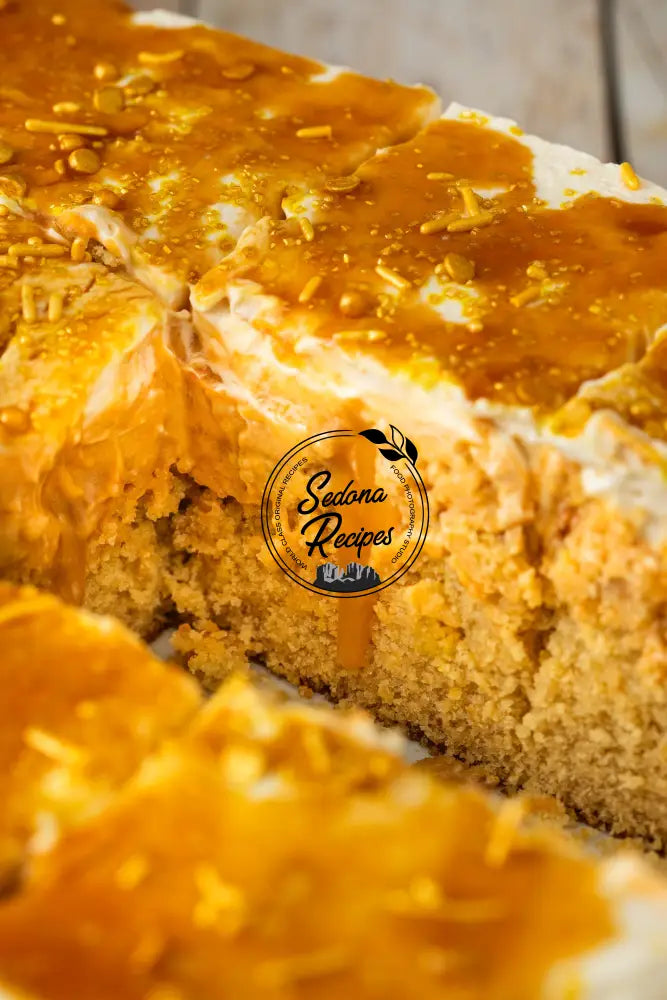 Harry Potter Butterbeer Poke Cake