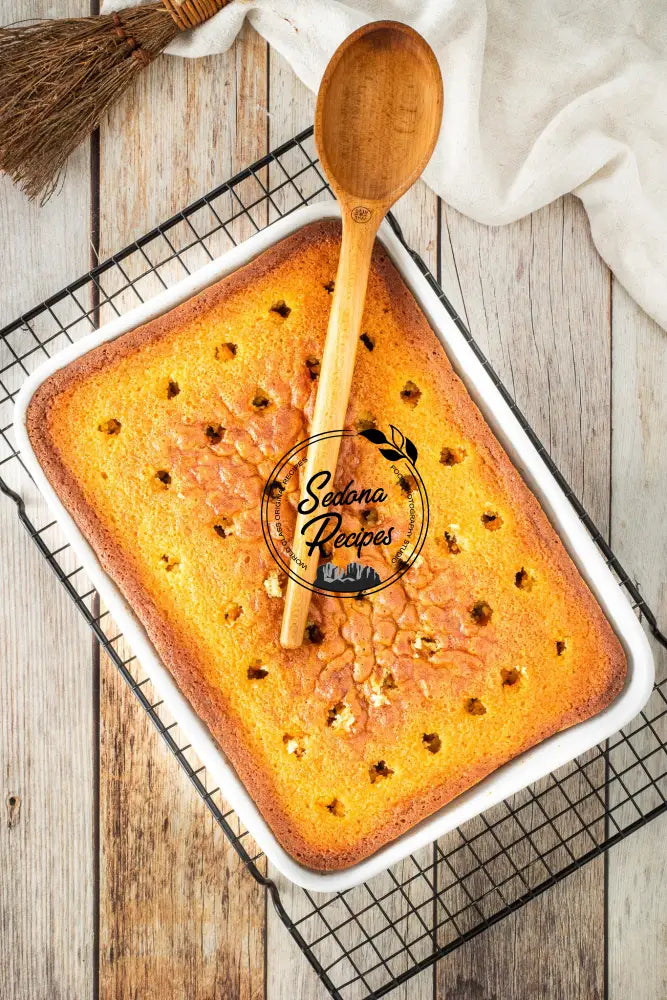 Harry Potter Butterbeer Poke Cake