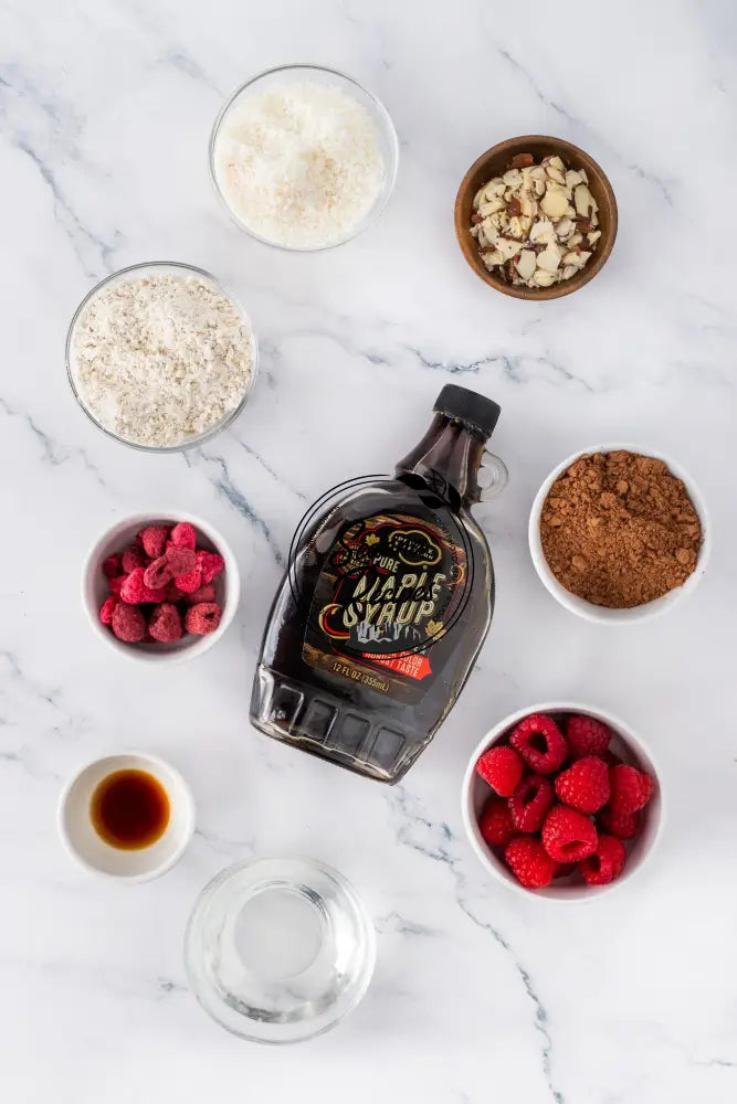 Healthy Chocolate Raspberry Bars (No-bake)