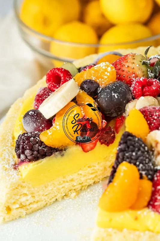 Lemon Crown Fruit Cake