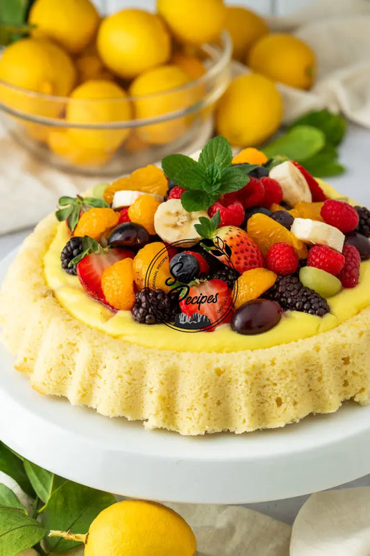 Lemon Crown Fruit Cake