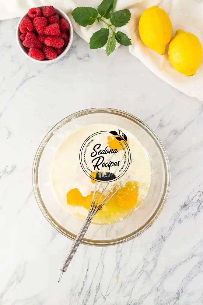 Lemon Raspberry Tart