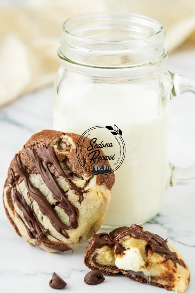 Marbled Chocolate Cheesecake Cookies