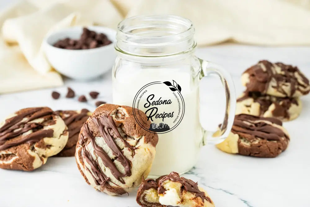 Marbled Chocolate Cheesecake Cookies