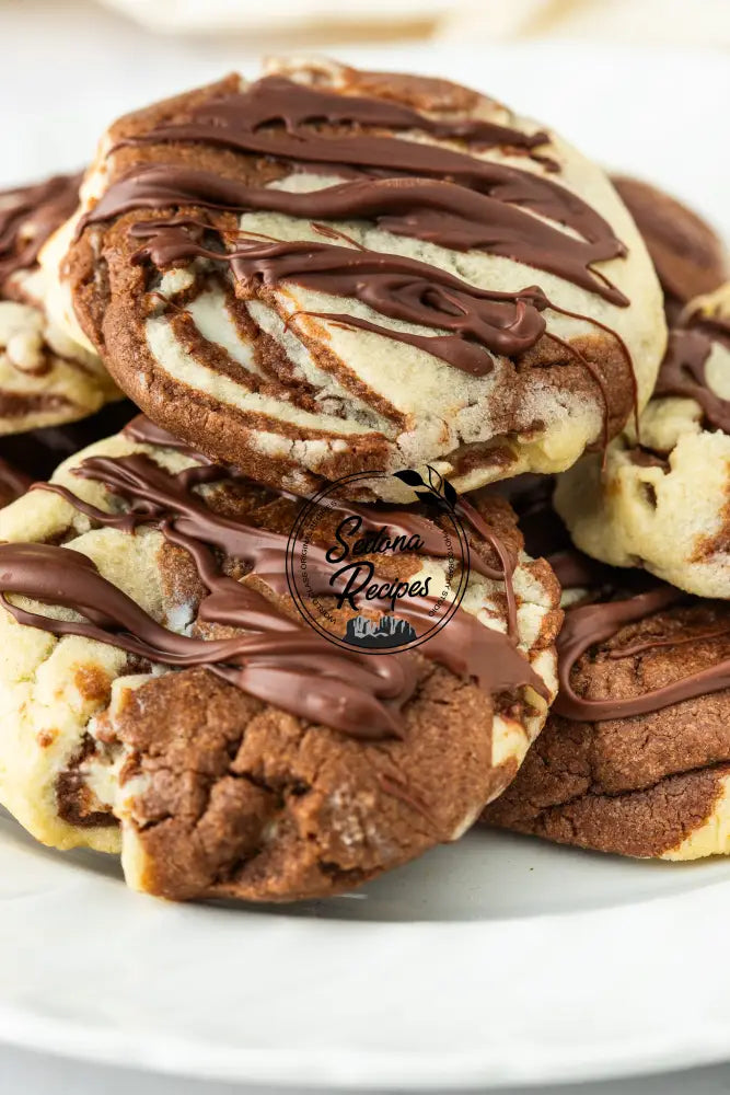Marbled Chocolate Cheesecake Cookies