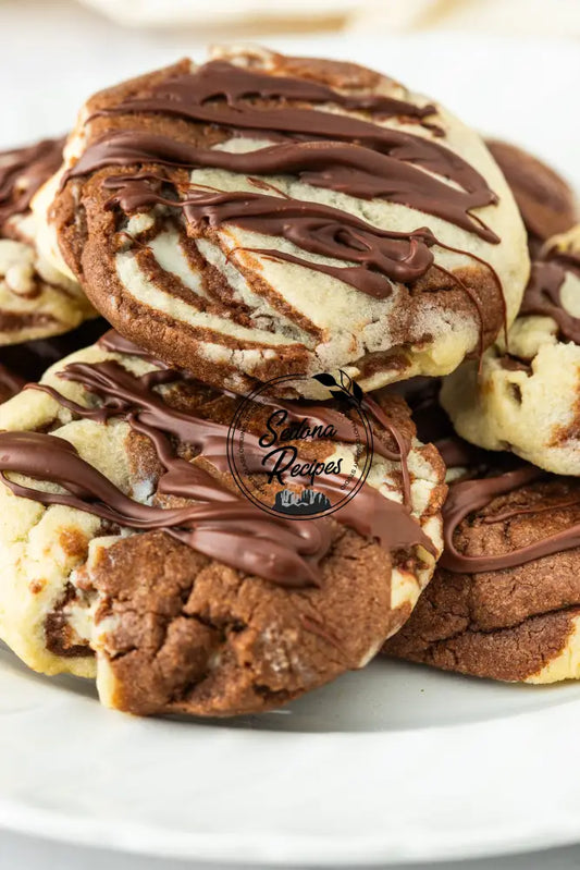 Marbled Chocolate Cheesecake Cookies
