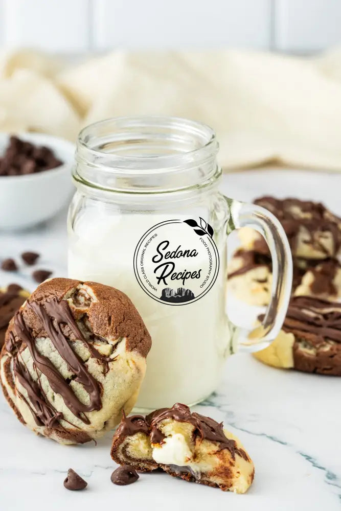 Marbled Chocolate Cheesecake Cookies