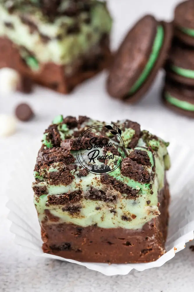 Mint Chocolate Oreo Fudge