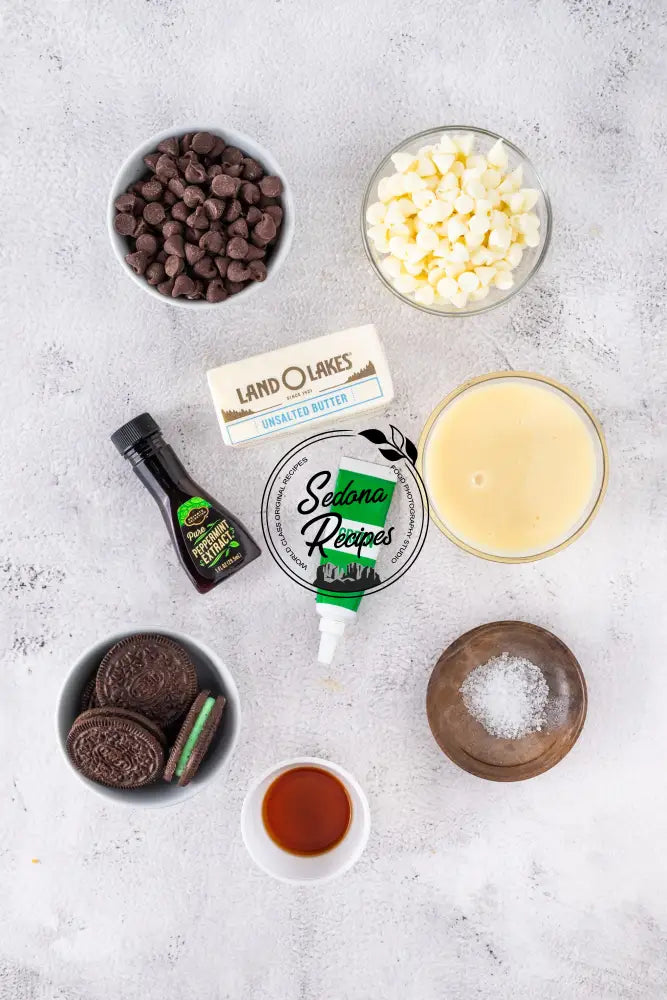 Mint Chocolate Oreo Fudge