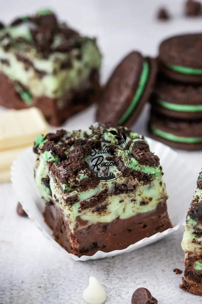 Mint Chocolate Oreo Fudge