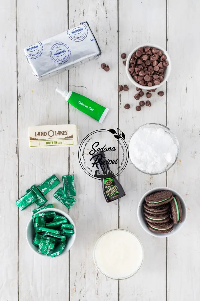 No Bake Andes Mints Cheesecake