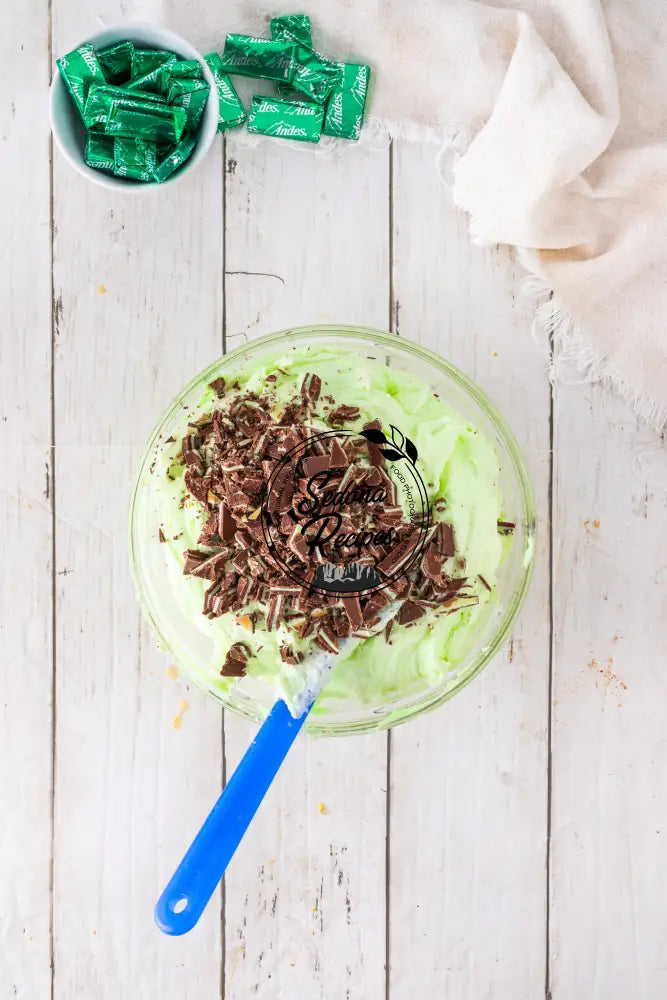 No Bake Andes Mints Cheesecake