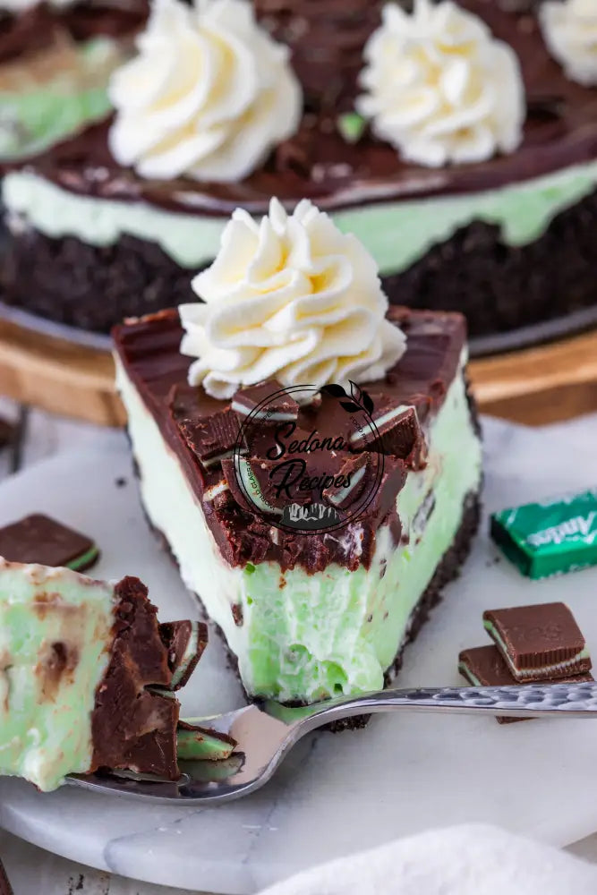 No Bake Andes Mints Cheesecake