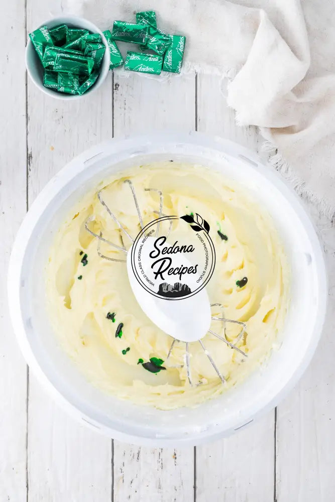 No Bake Andes Mints Cheesecake