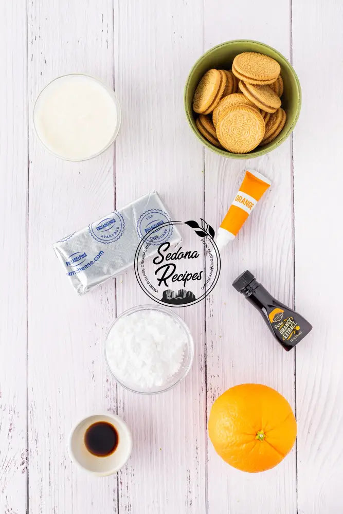 No-bake Orange Creamsicle Mini Cheesecakes