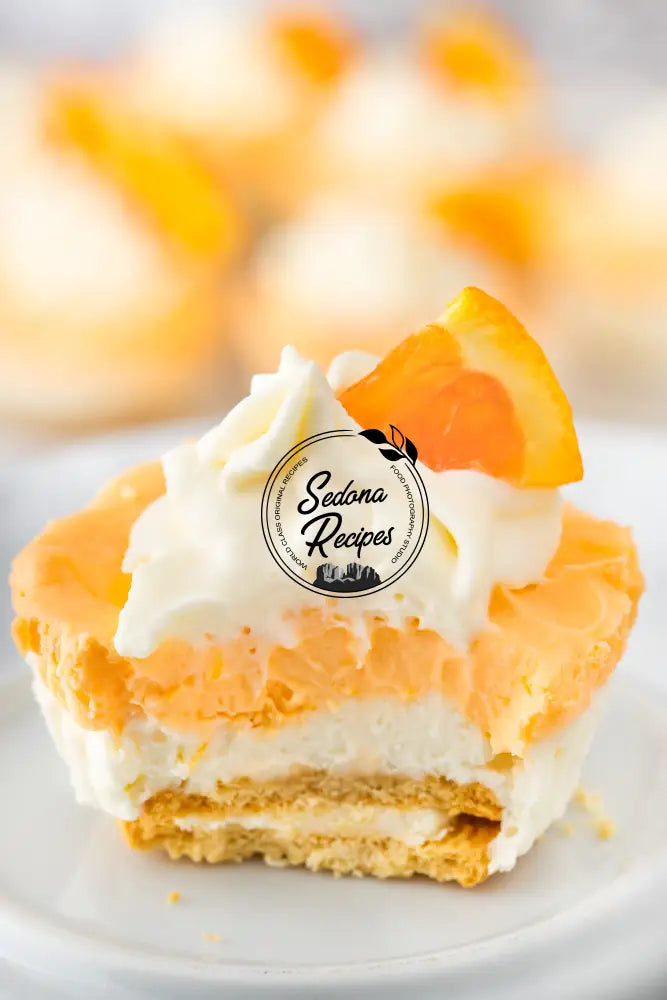 No-bake Orange Creamsicle Mini Cheesecakes