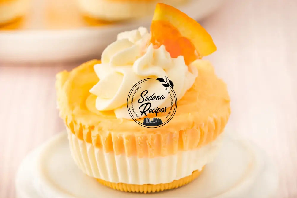 No-bake Orange Creamsicle Mini Cheesecakes