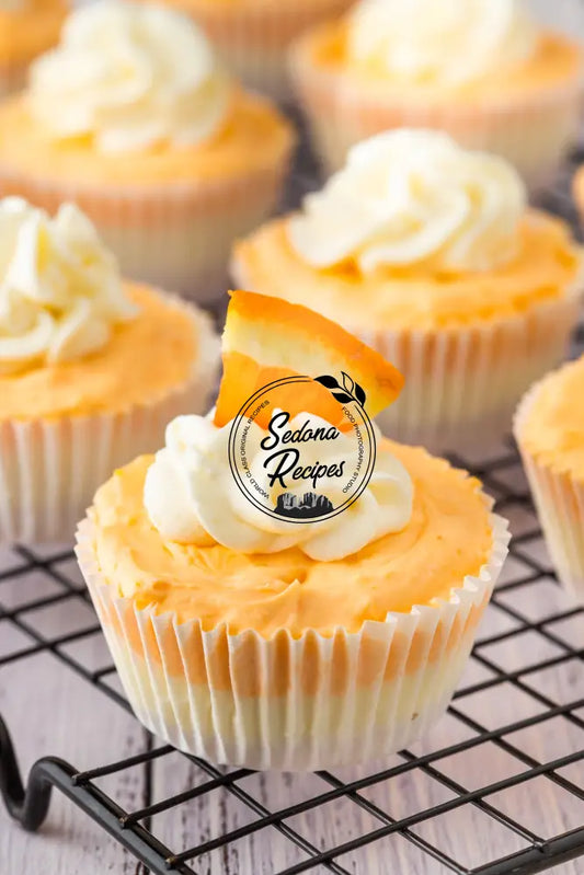 No-bake Orange Creamsicle Mini Cheesecakes