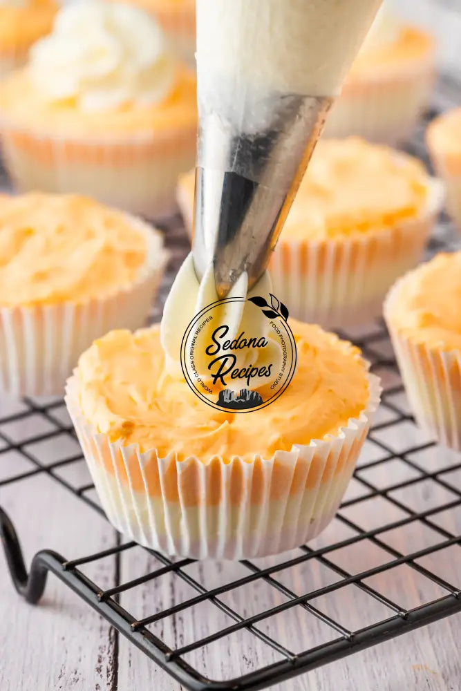 No-bake Orange Creamsicle Mini Cheesecakes