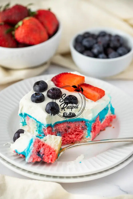 Patriotic Poke Cake