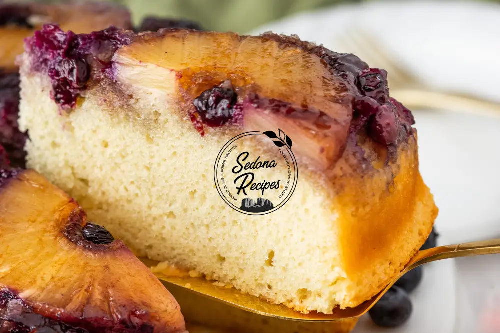 Pineapple Blueberry Upside-Down Cake