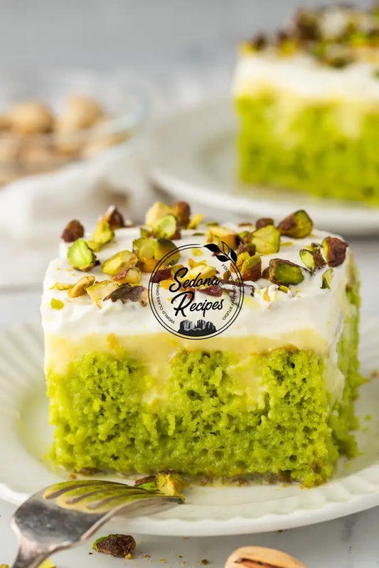 Pistachio Poke Cake
