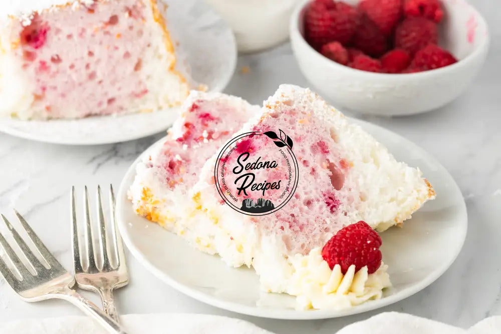 Raspberry Angel Food Cake