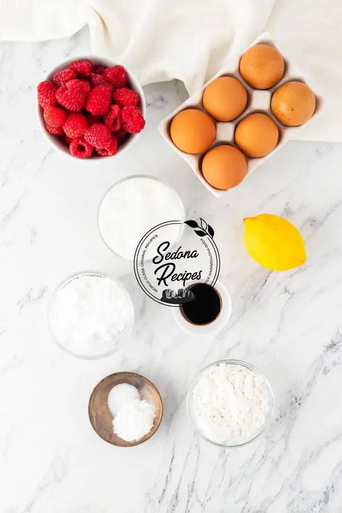 Raspberry Angel Food Cake