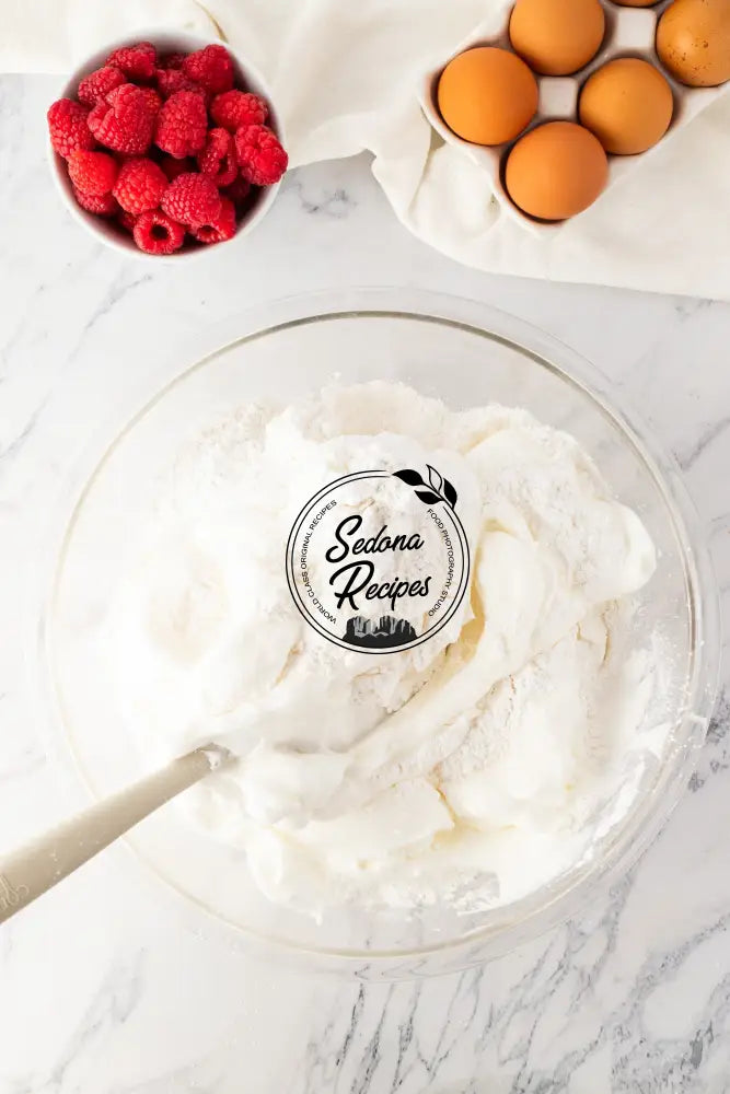 Raspberry Angel Food Cake