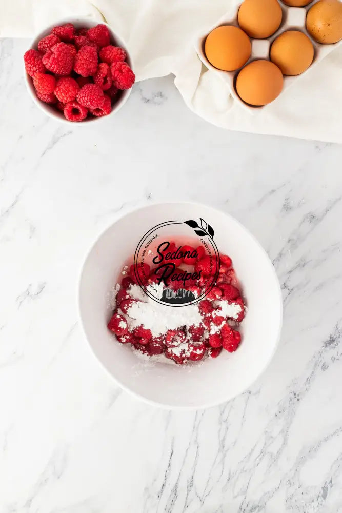 Raspberry Angel Food Cake