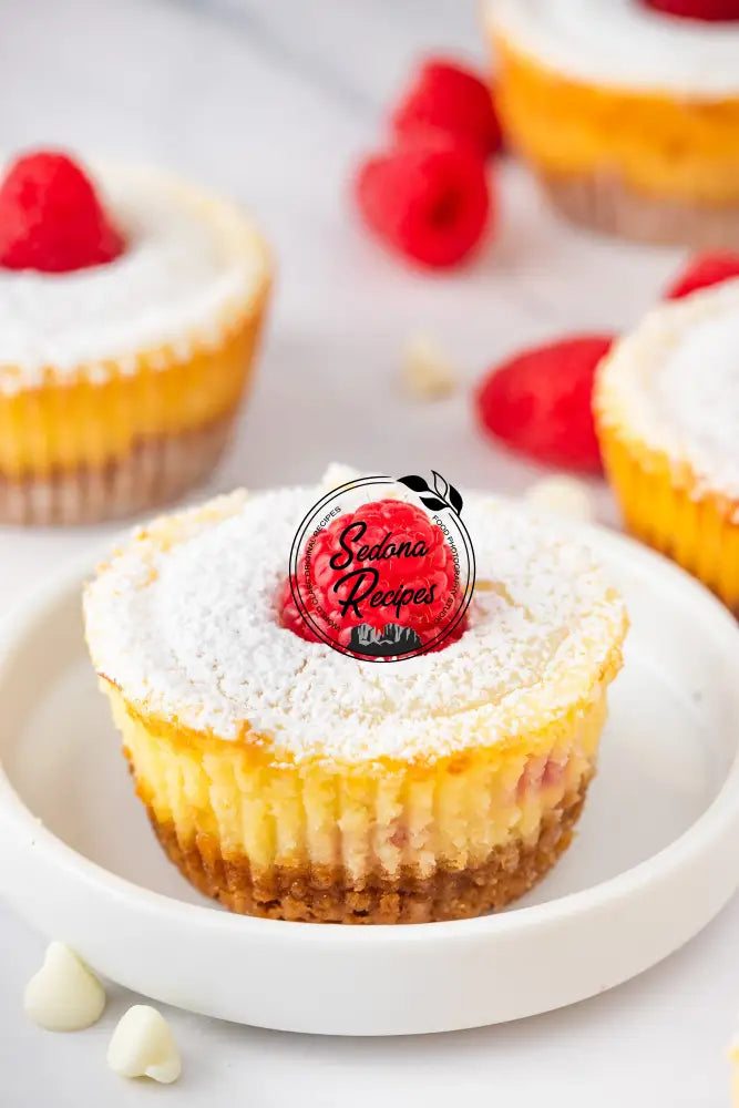 Raspberry Swirl Mini Cheesecakes
