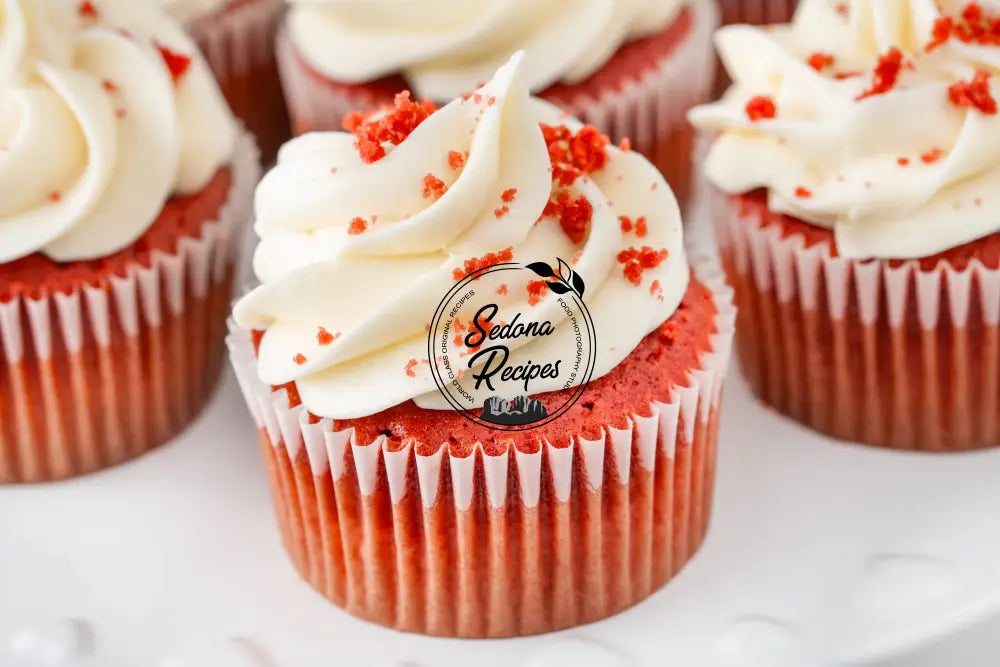 Red Velvet Cupcakes With Cream Cheese Frosting