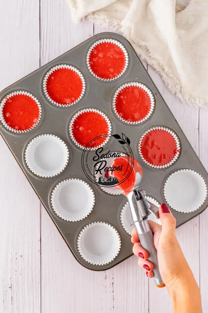 Red Velvet Cupcakes With Cream Cheese Frosting