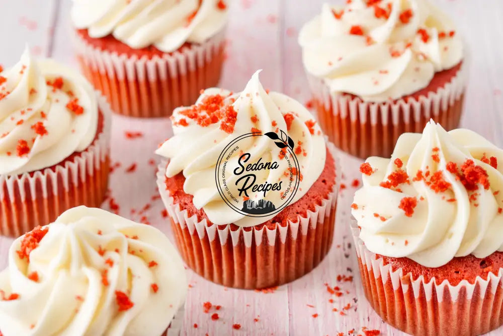 Red Velvet Cupcakes With Cream Cheese Frosting