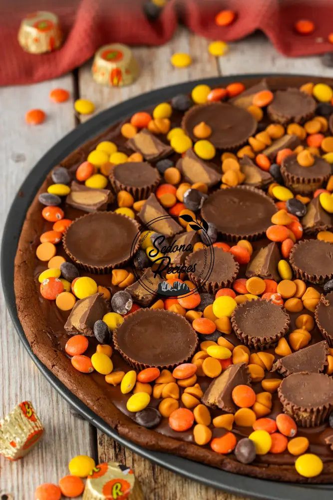 Reese’s Fudge Brownie Pizza
