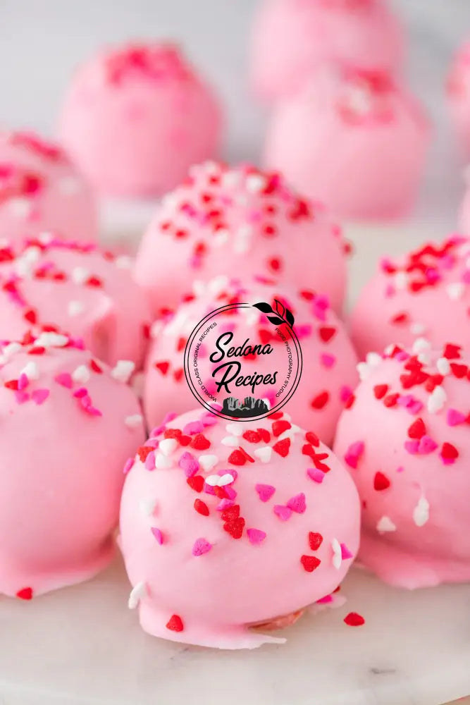 Valentine Oreo Truffles (No Bake)